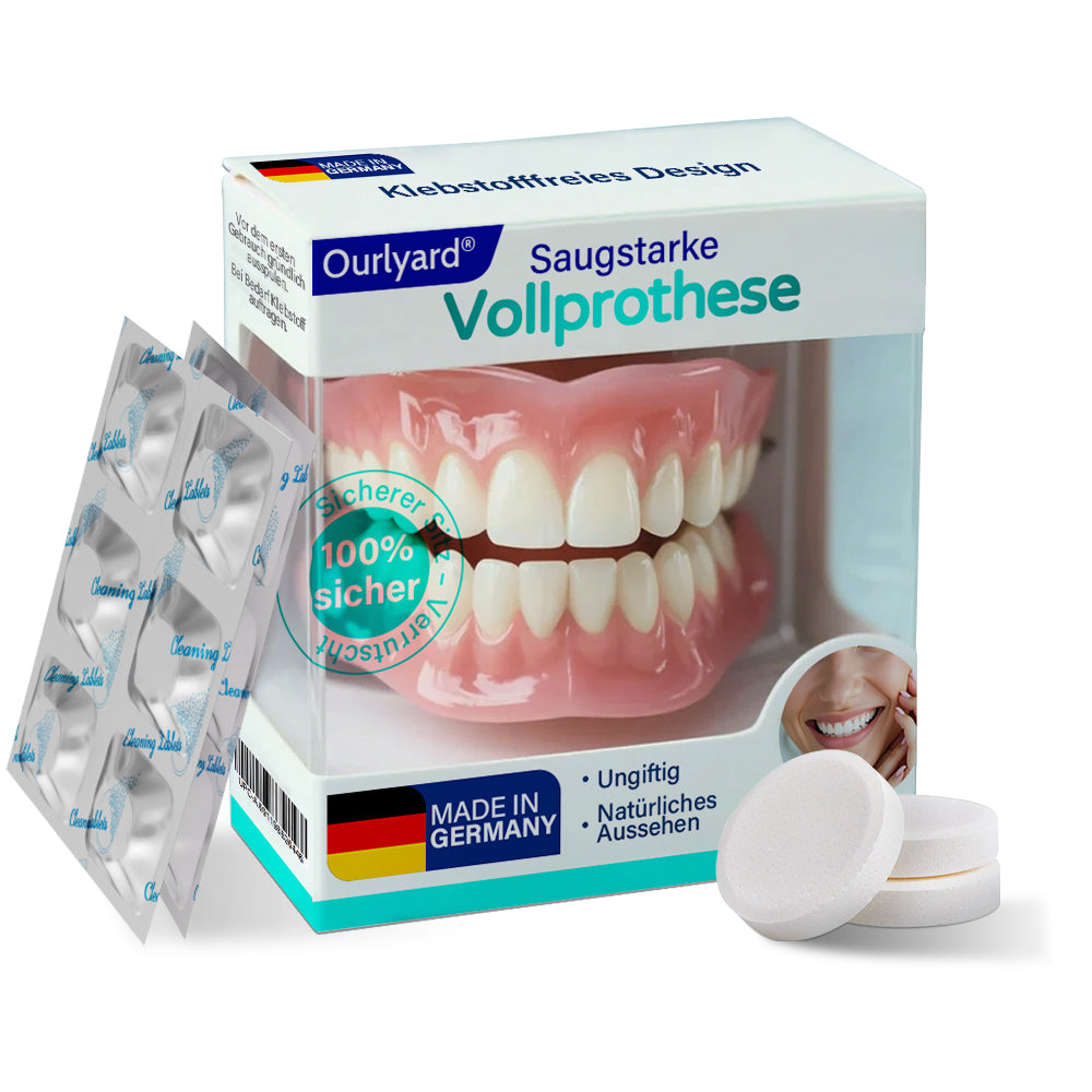 ✅ Hergestellt & Versand aus Deutschland | Ourlyard® Vollprothese mit Saugpassform🧡