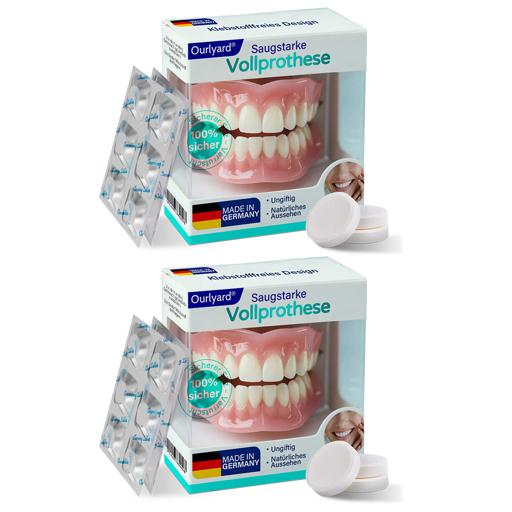 ✅ Hergestellt & Versand aus Deutschland | Ourlyard® Vollprothese mit Saugpassform🧡