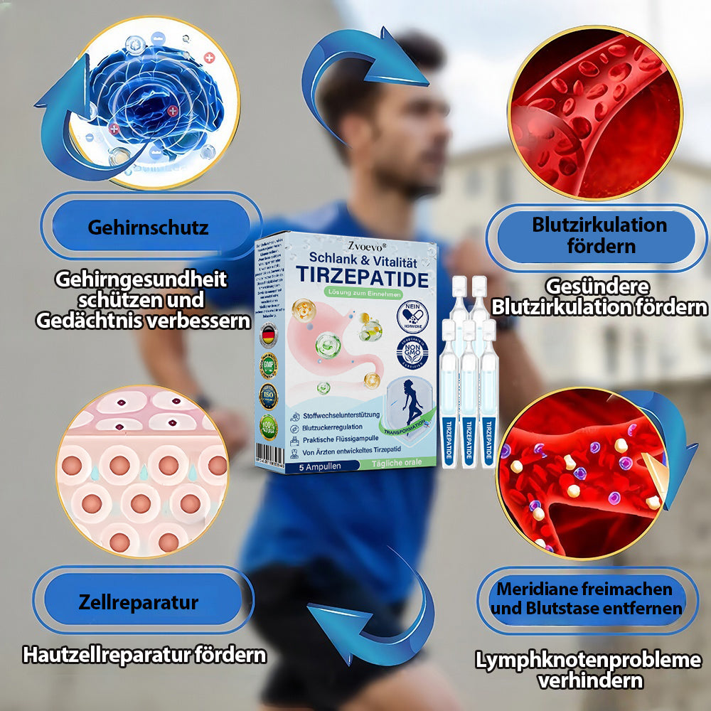 Offizieller Shop | Zvoevo® Slim & Vitality Tirzepatid-Orallösung